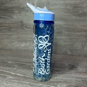 Busch Gardens Water Bottle Blue New